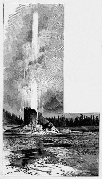 Grote geiser, 1883 door Unbekannt