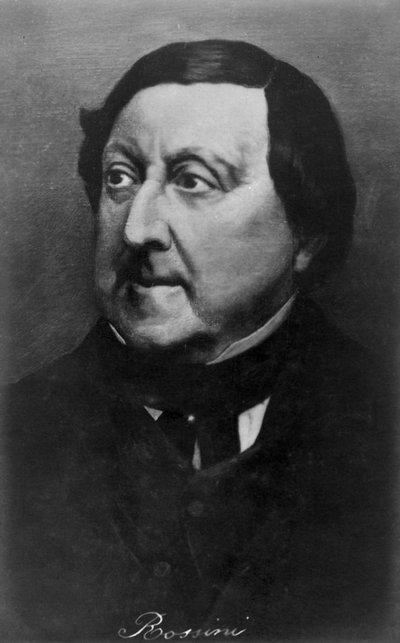 Gioachino Rossini, Italiaanse componist door Unbekannt
