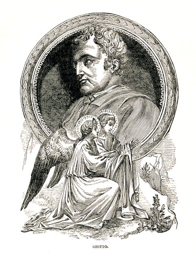 Giotto di Bondone, Italiaanse schilder en architect, 1893 door Unbekannt