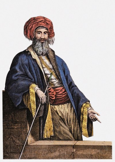 Giovanni Battista Belzoni 1778-1823 Frontispice uit Viaggi in Egitto ed in Nubia, 1825 door Unbekannt