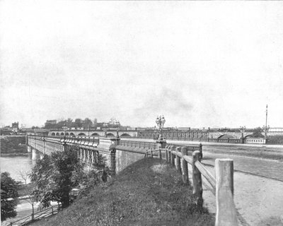 Girard Avenue Bridge, Philadelphia, VS, ca. 1900 door Unbekannt