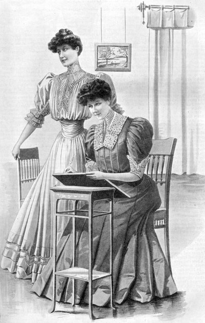 Meisjeskleding voor november 1905 door Unbekannt