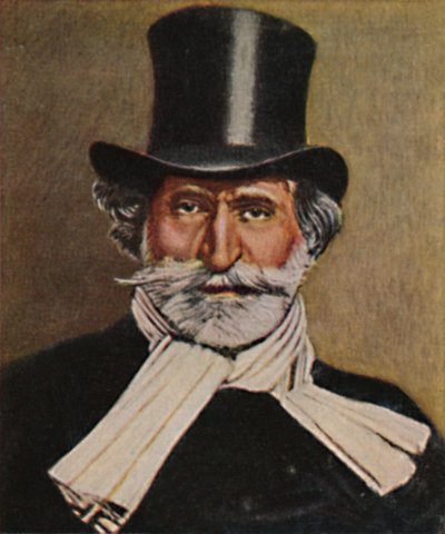 Giuseppe Verdi 1813-1901 - Schilderij van Michel, 1934 door Unbekannt