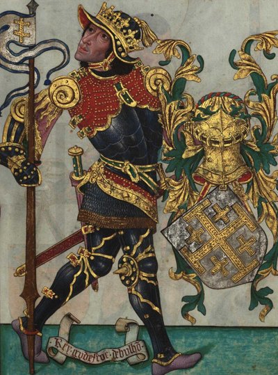 Godfried van Bouillon Uit Livro do Ameiro-Mor, 1509 door Unbekannt