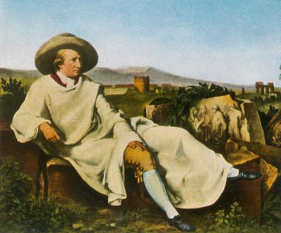Goethe in Italië, 1786-1788 door Unbekannt