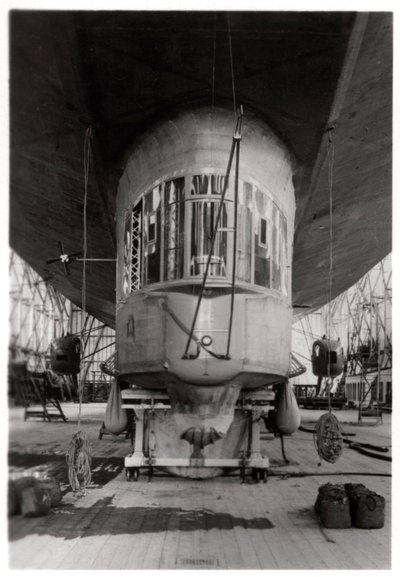 Gondel van een Zeppelin-luchtschip, Bodensee, Duitsland door Unbekannt