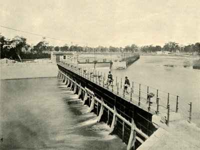 Goulburn Weir, Wahring, 1901 door Unbekannt