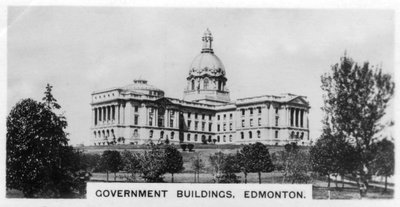 Overheidsgebouwen, Edmonton, Alberta, Canada, c1920s door Unbekannt