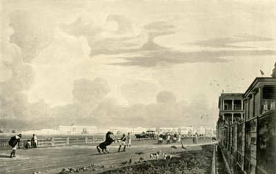 Regeringsgebouw, vanaf Chowringhee, 1820, 1925 door Unbekannt