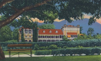 Gouverneursresidentie, Trinidad, B.W.I., ca. 1940s door Unbekannt