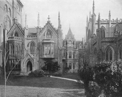 Grace Church en pastorie, New York, VS, ca. 1900 door Unbekannt