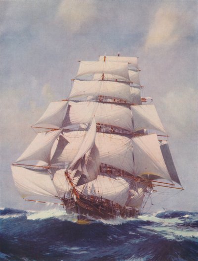 Gracieus varen op zee, 1936 door Unbekannt