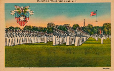 Diplomaparade, West Point, New York, ca. 1940s door Unbekannt