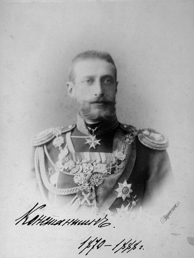 Grootvorst Constantijn Konstantinovitsj van Rusland, 1880s door Unbekannt