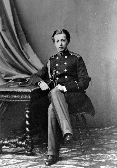 Grootvorst Nicolaas Alexandrovitsj van Rusland, 1862 door Unbekannt