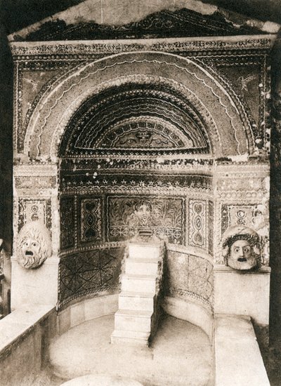 Grande Fontana, Pompeii, Italië, ca. 1900 door Unbekannt