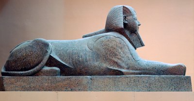 Granieten sfinx van Hatsjepsoet, regering van Hatsjepsoet, Egyptisch, 18e dynastie door Unbekannt