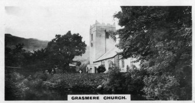 Grasmere Kerk, Wordsworths grafplaats, Cumbria, ca. 1920s door Unbekannt