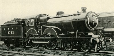 Great Eastern Type 4-4-0 in Speciale Kleurstelling voor Koninklijke Treinen, ca. 1930 door Unbekannt