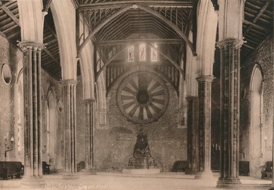 Grote Hal van Winchester Castle, Hampshire, begin 20e eeuw door Unbekannt