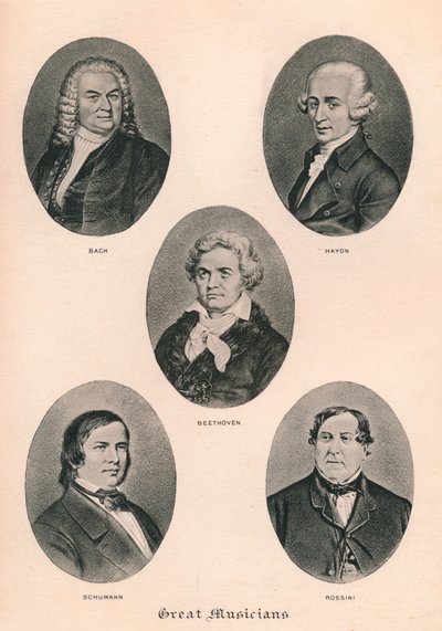 Grote muzikanten - Plaat III., 1895 door Unbekannt