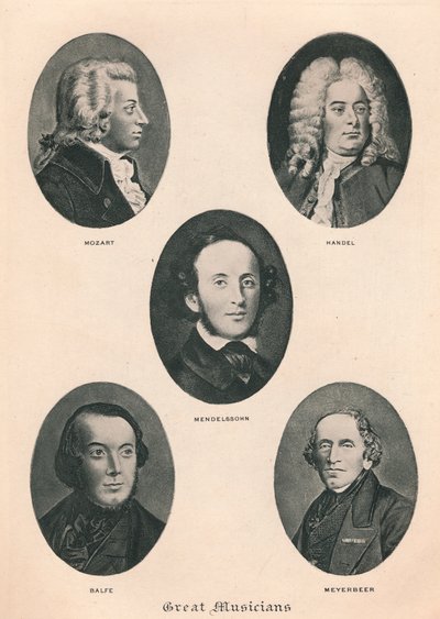 Grote Muzikanten - Plaat IV., 1895 door Unbekannt