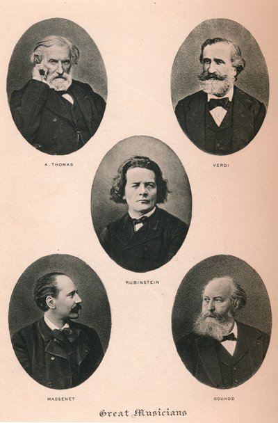 Grote Muzikanten - Plaat I., 1895 door Unbekannt