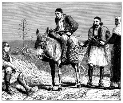 Griekse boeren, ca. 1890 door Unbekannt
