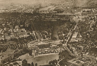 Groene Bossen Bij De Wateren van Westminster: Deel van het Landgoed van Hyde Onder De Vleugel van het Vliegtuig door Unbekannt
