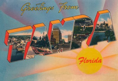 Groeten uit Tampa, Florida, ca. 1940s door Unbekannt