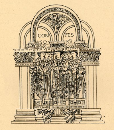 Gregorius de Grote, St. Benedictus en St. Cuthbert, 1908 door Unbekannt