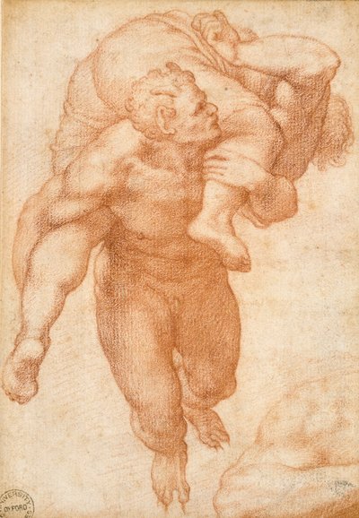 Groep uit het Laatste Oordeel, 1536-1541 door Unbekannt
