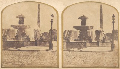 Groep van 17 vroege calotype stereografische beelden, 1840s-50s door Unbekannt