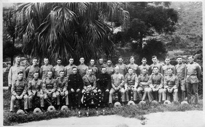Groepsportret van C Compagnie, 2e Bataljon het Kings Regiment, Irak, 1926 door Unbekannt