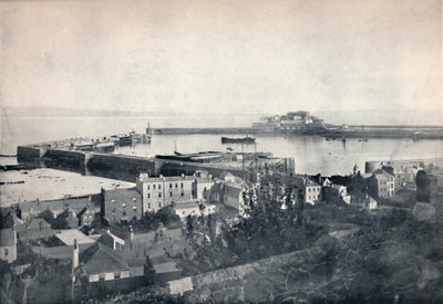 Guernsey - St. Peter-Port en Kasteel Cornet, 1895 door Unbekannt