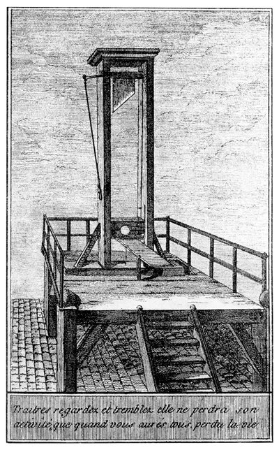 Guillotine, 1956 door Unbekannt