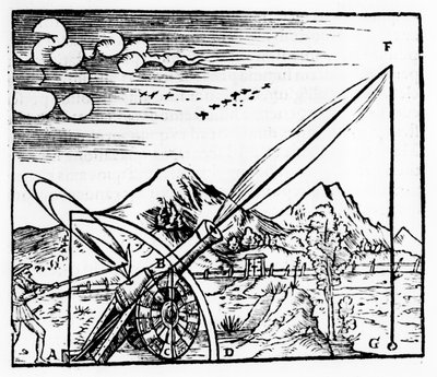 Kanonier die een kanon afvuurt, 1561 door Unbekannt