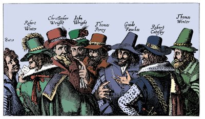 Guy Fawkes en de buskruitplotters door Unbekannt