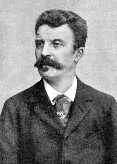 Guy de Maupassant 1850-1893, Franse schrijver, vroege 20e eeuw door Unbekannt