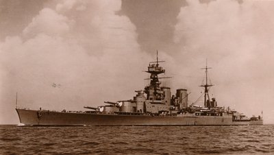 H.M.S. Hood, 1935 door Unbekannt