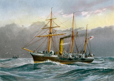 HMS Nymphe, Royal Navy sloep, ca. 1890-ca. 1893 door Unbekannt