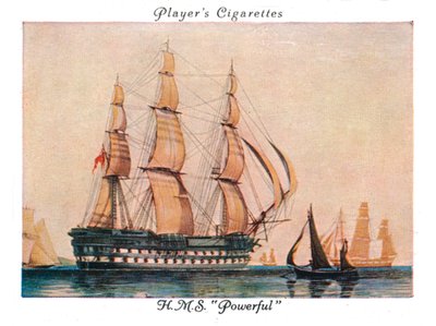 H.M.S. Powerful, 1936 door Unbekannt