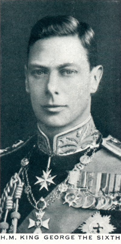 Z.M. Koning George de Zesde, 1937 door Unbekannt