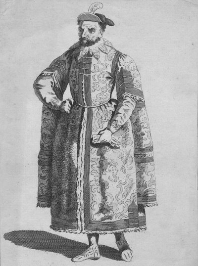 Kleding van een Koopman uit Londen in 1640, 1776 door Unbekannt