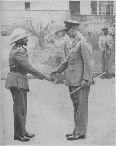 Haile Selassie en Generaal Cunningham, 1941 door Unbekannt