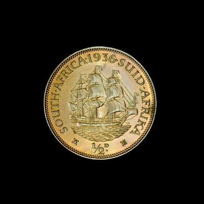 Half-penny munt, Zuid-Afrika door Unbekannt