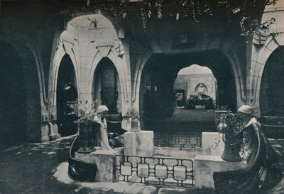 Hal in de Duitse sectie van de Turijnse tentoonstelling, 1902 door Unbekannt