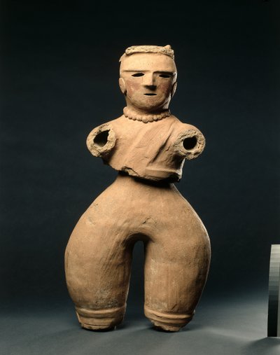 Haniwa-figuur van een vrouw, c. 500s door Unbekannt
