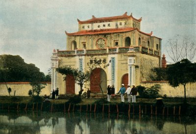 Hanoi. Pagode Du Kinh Luoc, Hanoi. Kinh Luoc-pagode, 1900 door Unbekannt