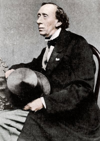 Hans Christian Andersen, Deense auteur en dichter, midden 19e eeuw door Unbekannt